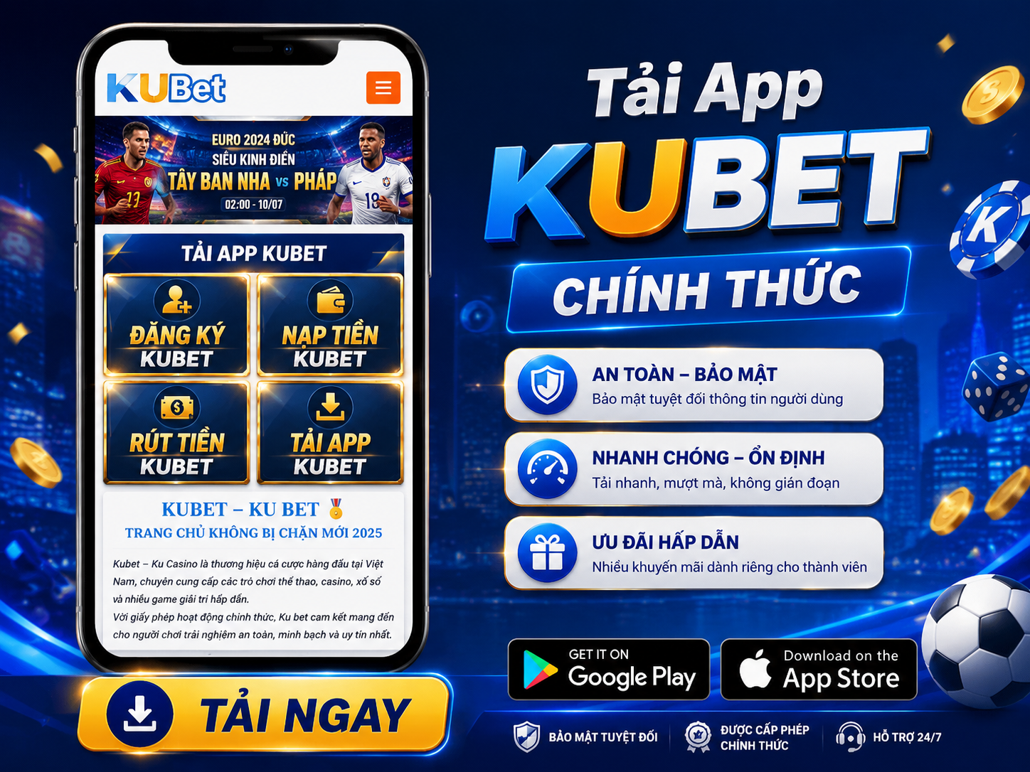 Tải Kubet Nhanh - App KuBet Casino | Link tải app kubet chính thức 2 tải app kubet chính thức